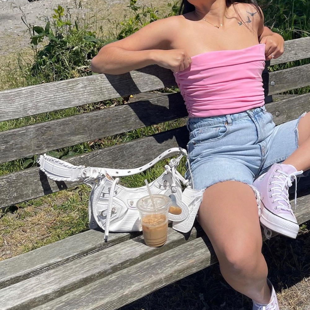 Pink Zara Top cropped